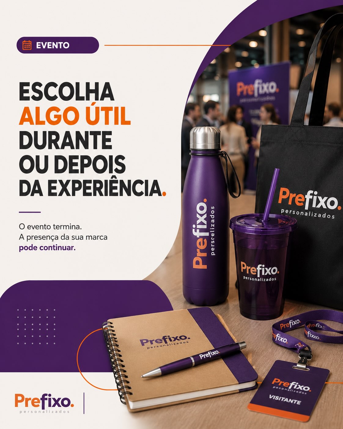Pense no que ajuda sua marca a continuar presente depois do contato